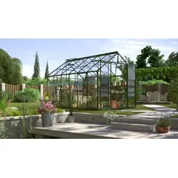 Vitavia Gewächshaus Jupiter 9900 mit Zubehör - Garten-Zubehör: Inklusive über 100 Euro Zubehör wie Hygrometer und Min-Max Thermometer für optimale Pflanzenpflege im 9,9 m² Gewächshaus.
