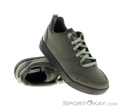 Vaude AM Moab Syn. Damen MTB Schuhe - Oliv Dunkelgrün, Größe 41 - Fahrradschuhe mit rutschfester Sohle und optimalem Halt für unvergessliche Mountainbike-Abenteuer.