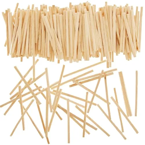 Baker Ross FN268 Natürliche Streichhölzer, 2000er-Pack, Holzstäbchen, Bastelmaterial, Kunst und Handwerk