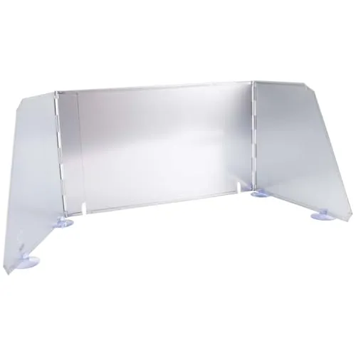 Bo-Camp Gaskocher mit Windschutz - Campingkocher mit faltbarem Windschild aus robustem Stahl, ideal für windige Outdoor-Abenteuer und inklusive praktischer Saugnäpfe und Tasche.