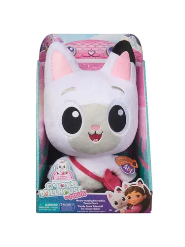Gabby's Dollhouse Gabby's Movie Meow-Gical Pandy Paws Feature Plush 6073661 - Stofftiere & Teddybären, interaktiver Pandy Paws mit über 20 Soundeffekten und Zubehör für kreatives Spiel und gemütliche Kuschelzeiten.