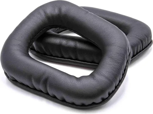 vhbw 2x Ohrpolster kompatibel mit Logitech G430, G930, F450, F430, G450, G35 Kopfhörer Headset, Polyurethan Schwarz