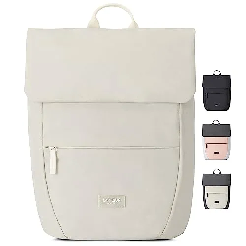 LARKSON Cityrucksack Ronja - Eleganter Freizeitrucksack aus recyceltem PET, mit wasserabweisender Oberfläche und praktischem Laptopfach, ideal für Schule und Alltag.