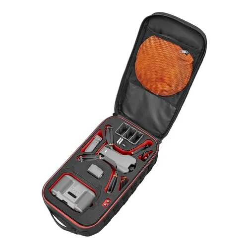 TomCase Rucksack „Ready to Fly“ für DJI Mini 4 Pro - Drohnen Rucksack mit hochwertigem Hartschaumstoff-Inlay, ergonomischem Design und wasserabweisend. Ideal für DJI Mini 4 Pro und viel Zubehör, perfekt für Outdoor-Abenteuer.