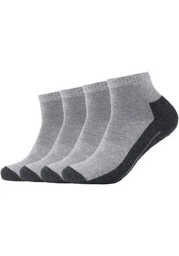 Camano Kurzsocken function (4 Paar) mit entlastender Halbplüschsohle