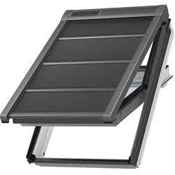 Velux Markise Solar SSS YK35 0000S für YK35 - Zubehör für Fenster, solarbetriebene Markise mit Funk-Wandschalter für optimale Beschattung und Energieeffizienz.