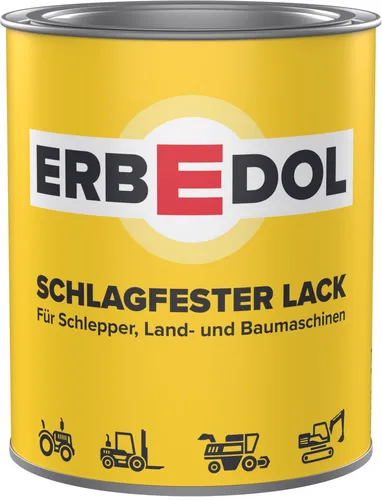 RAL 5010 Einzianblau  ERBEDOL Schlepperlack Landmaschinenlack Schlagfest 750ml