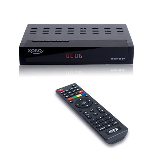 XORO HRT 8770 TWIN - DVB-T2 FullHD Receiver, integriertes Freenet TV Entschlüsselungssystem und TWIN-Tuner für gleichzeitige Aufnahmen