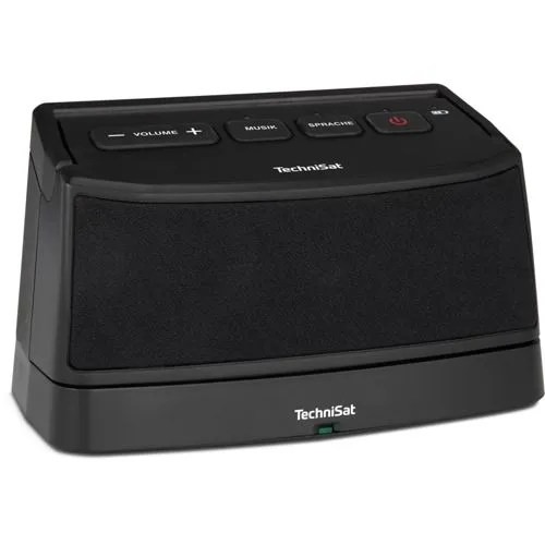 TechniSat ISIBOX 1 - Tragbarer Funklautsprecher für TV und HiFi - Tragbare Lautsprecher mit 6h Akkubetrieb für klare Sprachwiedergabe, ideal für Senioren und Hörgeräteträger. Genießen Sie Musik mit sattem Bass und nehmen Sie den Klang überall hin mit.