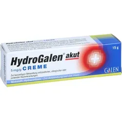 Galenpharma HYDROGALEN akut Creme 15 g - Arzneimittel zur Linderung von Hautproblemen, schnell wirkend und ideal für empfindliche Haut.