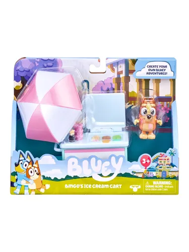 Ice Cream Playset w. Bingo - Baukästen & Bausteine: Entdecke Bingos Eiswagen-Set mit einer Figur und einem Eiscreme-Fahrzeug für kreatives Spielen und Nachspielen von TV-Episoden!