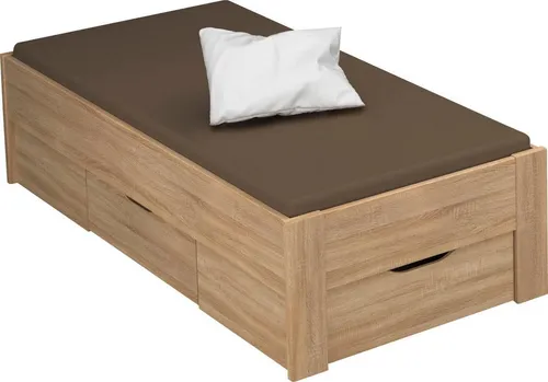 Stauraumbett RAUCH "Aditio", braun - Betten mit 2 praktischen Schubkästen für zusätzlichen Stauraum, pflegeleicht und made in Germany – ideal für platzbewusste Wohnräume.