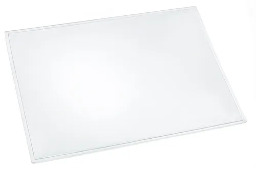 Läufer Schreibunterlage 43700 Durella, glasklar - Transparente Schreibunterlage aus Kunststoff, rutschfest und abwischbar. Schützt Oberflächen vor Kratzern und Schmutz – ideal für Büro und Schule.