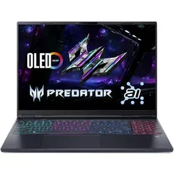 Acer Predator Helios Neo 16 AI - Gaming Laptop mit 240Hz OLED Display - Gaming Laptop mit 16" WQXGA OLED Display, Intel i7U-255HX und NVIDIA GeForce RTX 5060 für flüssiges Gaming und beeindruckende Grafik.