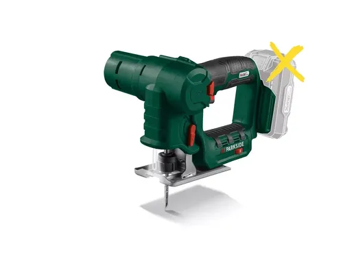 PARKSIDE 20 V Akku Stichsäge PSSSA 20 Li B2 - Stichsäge für präzise Schnitte in Holz, Kunststoff und Metall, kabellos mit 20 V Lithium-Ionen Akku für maximale Flexibilität. Ideal für Heimwerkerprojekte.