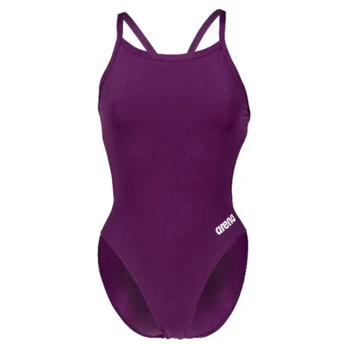 ARENA Damen Women's Team Swimsuit Challenge Solid Badeanzug - Bademode für Leistungsschwimmerinnen, aus schnelltrocknendem MaxLife-Gewebe mit 50% Recycling-Anteil und ausgezeichnetem UV-Schutz.