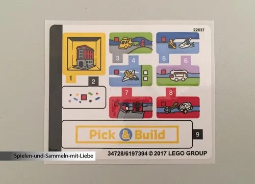 LEGO® AUFKLEBER AUS SET 40178 NEU