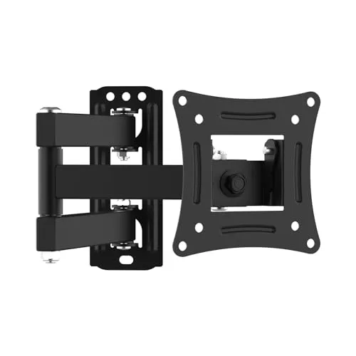 GRIFEMA GB1008-1 Monitor Wandhalterung Fernseher für 13-32”, Monitor Halterung Wand Schwenkbar Neigbar Ausziehbar, bis zu 20kg, VESA 100x100mm und 75x75mm,Bildschirmhalterung 360°Drehbar