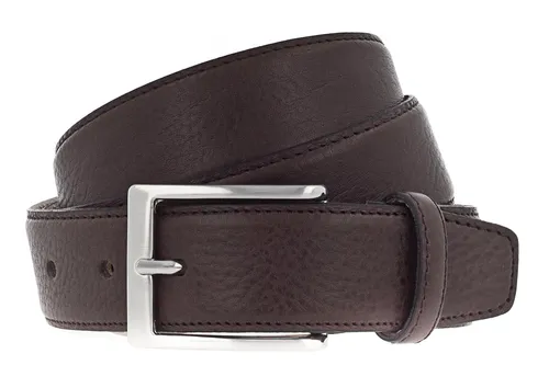 Vanzetti 35mm Cambered Full Leather Belt W110 Gürtel Dark Brown