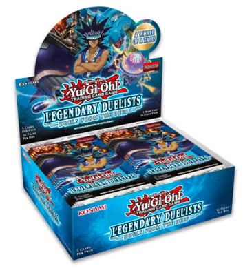 Yu-Gi-Oh! Duels from the Deep Booster Display - TCG OVP Displays mit 180 Karten der 1. Auflage, ideal für Sammler und Spieler, um ihre Decks zu erweitern und neue Strategien zu entwickeln.