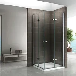 i-flair Falttür Duschkabine 70x80 cm aus Sicherheitsglas - DK99 - Elegante Eckduschkabine mit 4 faltbaren Glaselementen für platzsparende Nutzung. Ideal für kleine Badezimmer und barrierefreien Zugang. Einfache Montage durch detaillierte Anleitung und hochwertige Materialien.