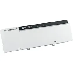 eQ-3 Homematic IP Wired Fußbodenheizungscontroller HmIPW-FAL24-C6 - Fußbodenheizung Controller für 6 Zonen, 24 V, ermöglicht automatische Steuerung für optimalen Komfort und Energieeffizienz.