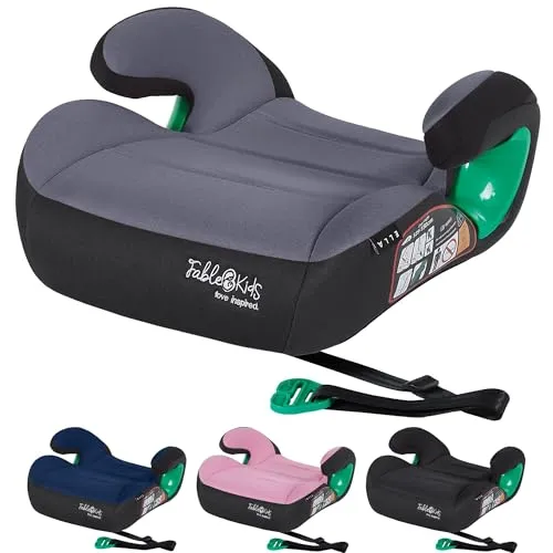 FableKids Autokindersitz - Sicherer i-Size Kindersitz für Kinder bis 5 Jahre - Autokindersitz für Kinder von 125-150 cm, erfüllt die strengen EU-i-Size Normen für höchste Sicherheit. Robuste HDPE-Basis mit atmungsaktivem, waschbarem Bezug für optimalen Komfort auf Reisen.