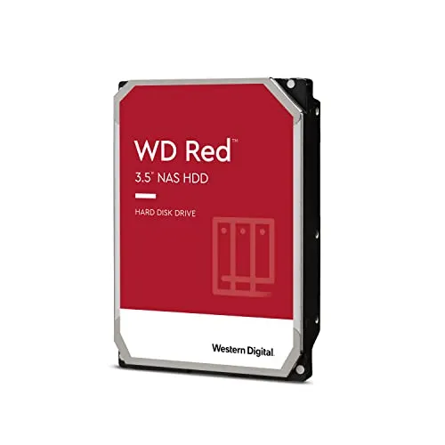 WD Red NAS WD20EFRX Interne Festplatte (2 TB, 8,9 cm (3,5 Zoll), SATA 6 GB/s, Puffer: 64 MB, für My Cloud EX2, EX4)