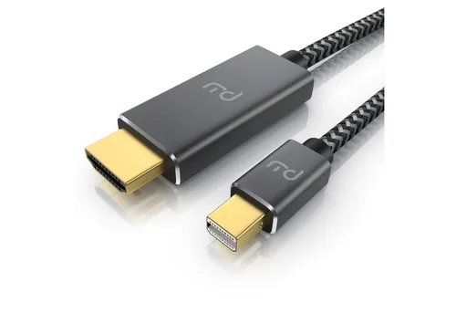 Primewire Audio- & Video-Kabel, Mini DisplayPort, HDMI Typ A (200 cm), 4k mDP 1.4 zu Hdmi 2.0 Kabel / Adapter 4k@60Hz Thunderbolt 1-2 - 2m