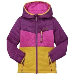 Kamik Kinder-Steppjacke "Harley" in Lila/Pink/Ocker, Größe 128 - Hochwertige Kamik Kinder-Steppjacke "Harley" in trendigem Colour-Blocking. Ideal für jede Jahreszeit, mit praktischen Taschen und Kapuze für zusätzlichen Komfort.
