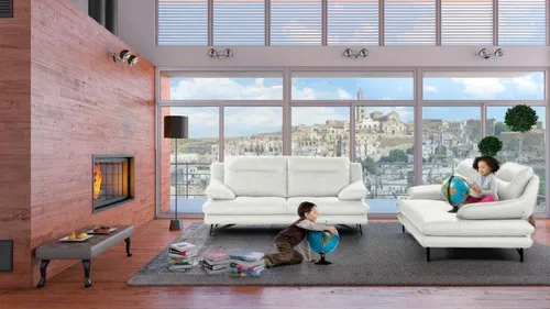 CALIA ITALIA 3-Sitzer Cezanne, italienisches Design trifft erstklassigen Sitzkomfort, Leder, Edles Designsofa in besonders langlebigen & pflegeleichten Lederarten