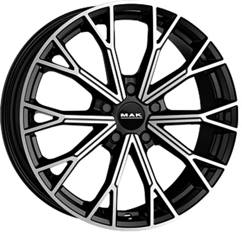 Mak Asphalt Black Mirror 8x18 ET32 Alufelge Schwarz - Stylische 8x18 Zoll Alufelge in Schwarz, ideal für eine sportliche Optik und perfekte Passform. Robuste Bauweise für langlebigen Einsatz.
