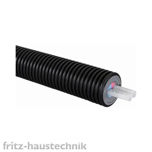 Uponor Ecoflex Thermo-Twin PE-X Duorohr - Erdleitung für Fernwärme, optimal isoliert für hohe Effizienz und Langlebigkeit in der Wärmeversorgung.