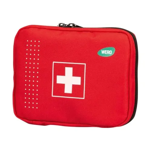 WERO Erste Hilfe Tasche mit Gürtelschlaufe und Tragegriff - klein - leer
