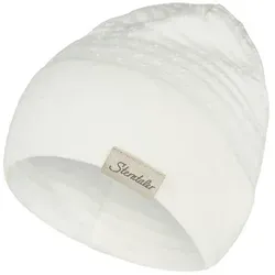 Sterntaler® Beanie UV-Schutz 50+ Beanie strukturiert (1-St) Struktur-Beanie aus Synthetik mit zwei Tragevarianten weiß 39 cm
