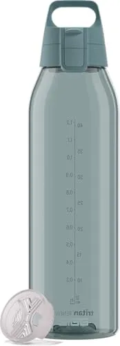 Sigg - Tritan Trinkflasche - Total Color ONE Morning Blue - Für Kohlensäurehaltige Getränke Geeignet - Spülmaschinenfest - Auslaufsicher - Leicht - BPA-frei - Blau - 1.5L