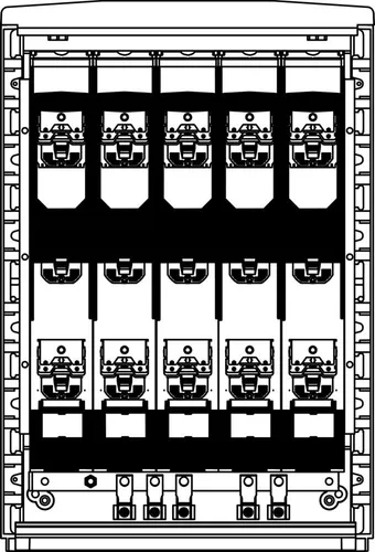 Elsta Mosdorfer Kabelverteilerschrank LS10C.00 grau - Leergehäuse aus Komposit, IP44 Schutzart, ideal für sichere Kabelverteilung in Außenbereichen.