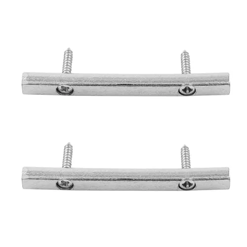Musiclily Saitenniederhalter String Retainer Bar für Floyd Rose Style E-Gitarre, Chrom (2 Stück)