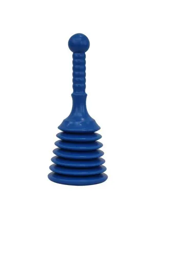 1PLUS Mega Pömpel - Effektiver Abflussreiniger in Blau - Robuster Rohrreiniger mit 29 cm Länge und 12,5 cm Durchmesser. Ideal zur schnellen und einfachen Beseitigung von Verstopfungen in Abflüssen.