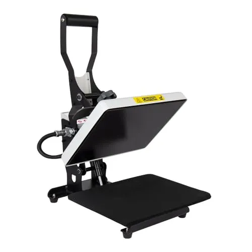 Plottix iXpress Plus Transferpresse - Kompakte Transferpresse für den Druck von Textilfolien, mit individueller Temperatureinstellung bis 220°C und sanften Gasdruckfeder-Mechanismus für einfaches Handling.