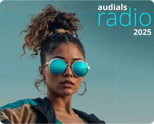 Audials Radio 2025 - Vollversion für Windows 10/11 - Mediensammlung für 1 Gerät, unterstützt mehrere Sprachen und bietet eine dauerhafte Lizenz für grenzenlosen Musikgenuss.