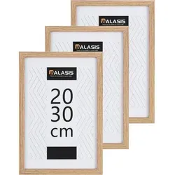 Bilderrahmen 20x30 Holz 3er Set – Stilvolle Präsentation für deine Fotos - Das 3er Set Bilderrahmen 20x30 aus Holz bietet eine elegante Naturholz-Optik. Ideal für die stilvolle Präsentation deiner Lieblingsbilder, sicher durch bruchsicheres Acrylglas. Flexibel im Hoch- oder Querformat, perfekt für jede Wand!