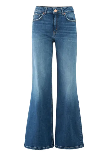 Hessnatur 5-Pocket-Jeans ALVA High Rise Wide Leg aus Bio-Denim (1-tlg)