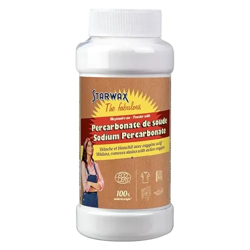 STARWAX THE FABULOUS – Fleckenentferner & Weißauffrischer mit Natriumpercarbonat – 1 kg – Vielseitig, 100% natürlich