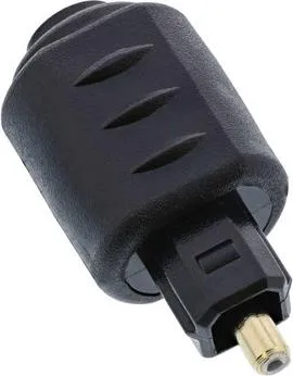 InLine OPTO Audio Kupplung, 3,5mm Buchse / Toslink Stecker - HiFi-Kabel mit hochwertiger Verarbeitung für langlebige Robustheit und flexible Einsatzmöglichkeiten.