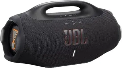 JBL Boombox 4 Bluetooth Lautsprecher - spritzgeschützt und leistungsstark - Bluetooth-Lautsprecher mit IP67-Zertifizierung, Auracast für mehrere Verbindungen, wechselbarem Akku und kraftvollem Sound – perfekt für jedes Abenteuer!