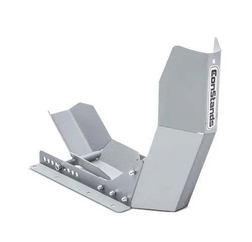 ConStands Motorradheber Easy Fix - Vorderrad-Wippe für Motorräder - Praktischer Transportständer für Motorräder, ideal für Garage oder unterwegs. Einfaches Abstellen ohne Aufbocken, geeignet für Radgrößen von 15-21 Zoll. Platzsparend und sicher mit stabiler Befestigung.