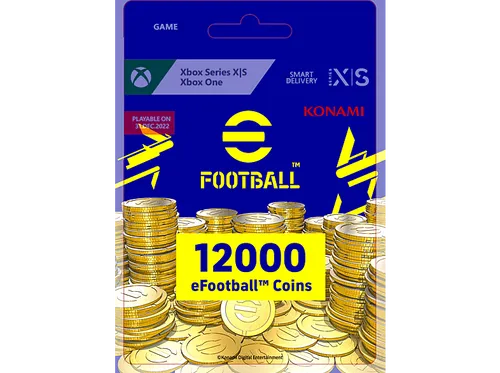 eFootball 2022 Coins 12000 - Multiplattform - Erhalte 12000 Coins für eFootball 2022 auf mehreren Plattformen. Ideal, um deine Spieler zu verbessern und dein Team zu stärken!