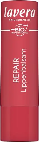 lavera Lippenpflegestift Repair - Veganer Lippenbalsam 4,5g - Feuchtigkeitsspendender Lippenbalsam mit hochwertigen, natürlichen Inhaltsstoffen. Ideal für die tägliche Pflege und den Schutz der Lippen durch seine reichhaltige Formel.