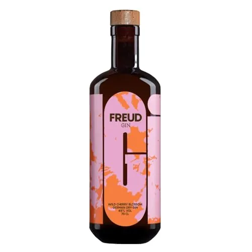 Ziegler »Freud« Wild Cherry Blossom Gin - Exquisiter Gin mit Wildkirschblüte, vereint Wacholder und frische Zitrusnoten. Ideal für Cocktails und Gin & Tonic, perfekt für kreative Mix-Experimente.